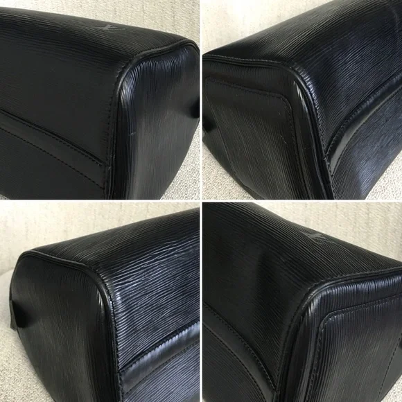 Authentic Louis Vuitton Epi black leather Speedy 25 bag - Picture 15 of 15